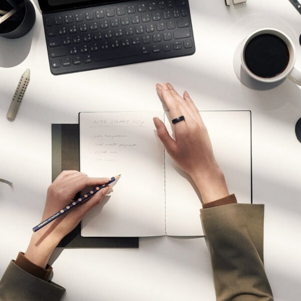 Full Ceramic Digital Business Card Ceramic Ring