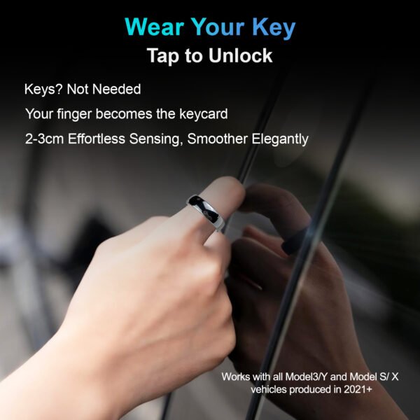 Full Ceramic Tesla Key Ring