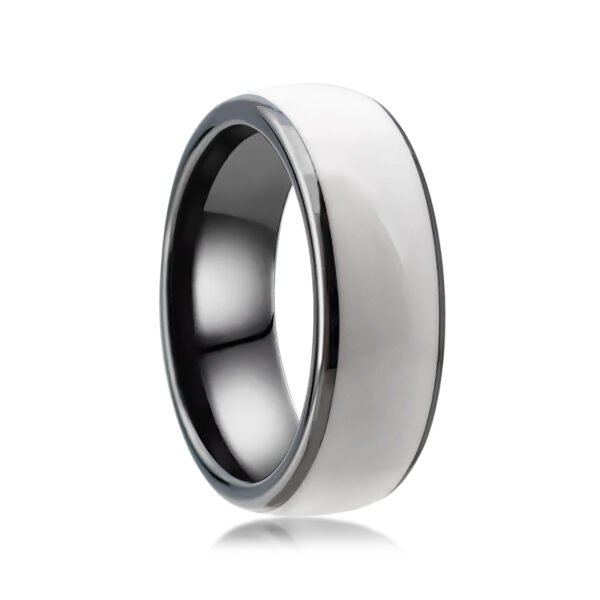 RFID Smart Ring White Ceramic Epoxy Resin