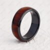 Koa Wood Band Inlay RFID Smart Ring