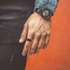 Koa Wood Band Inlay RFID Smart Ring
