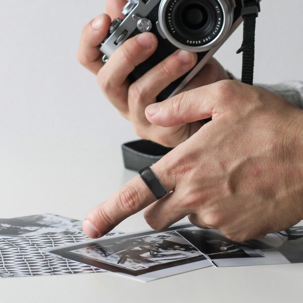 RFID Smart Ring Black Ceramic Epoxy Resin